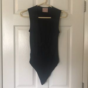 Plunging front Body suit